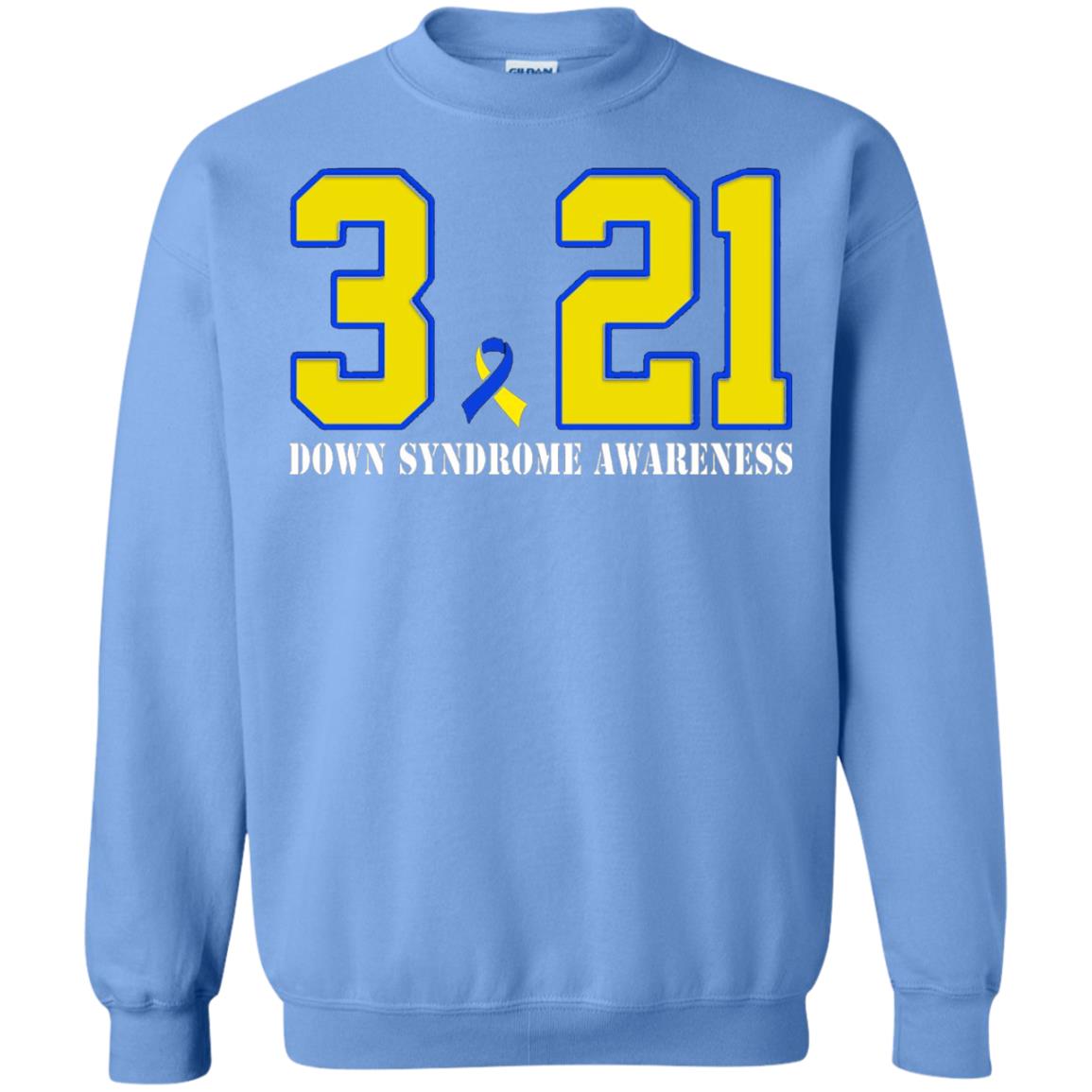 March 21st Down Syndrome Awareness T-shirt Carolina Blue