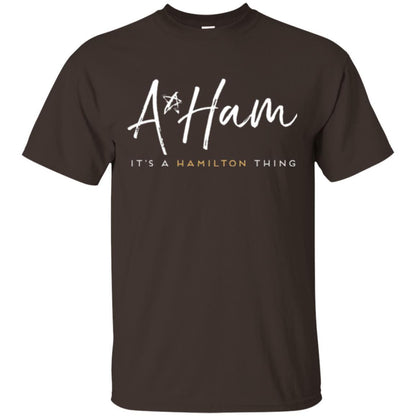 Alexander T-shirt A.ham It's A Hamilton Thing Dark Chocolate