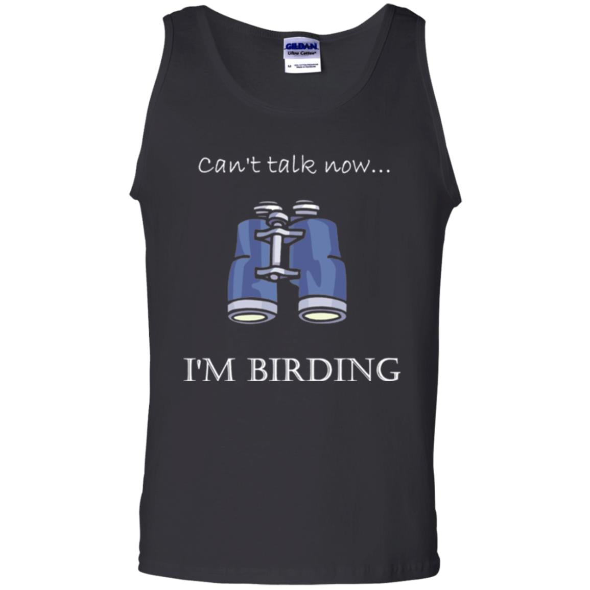 Can_t Talk Now I_m Birding Bird-watching T-shirt Black