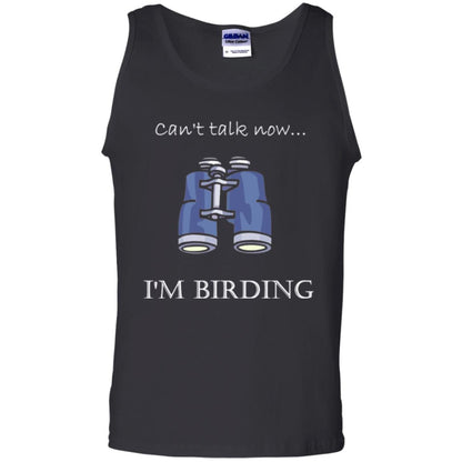 Can_t Talk Now I_m Birding Bird-watching T-shirt Black