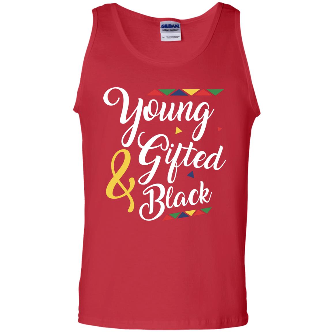 African American T-shirt Young Gifted And Black Red
