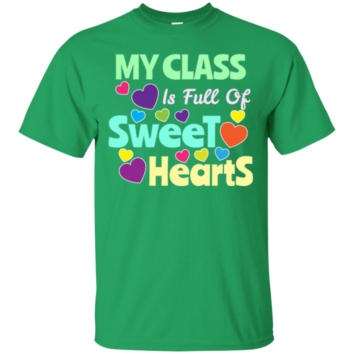 Valentines Day T-shirt I Love My Sweet Hearts Irish Green