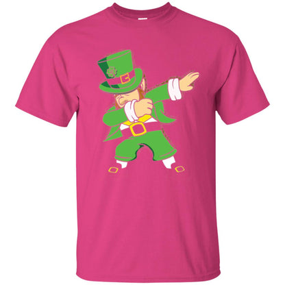 St. Patrick_s Day T-shirt Irish Dabbing T-shirt Heliconia