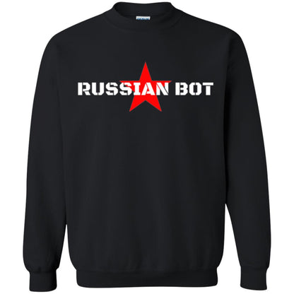 Political T-shirt Russian Bot Star T-shirt Black