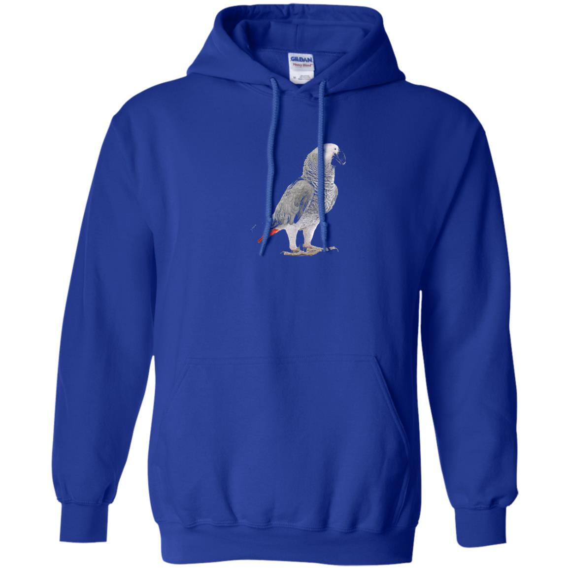 Funny African Grey Parrot Bird T-shirt Royal