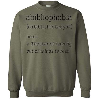 Bookworms T-shirt Abibliophobia Definition