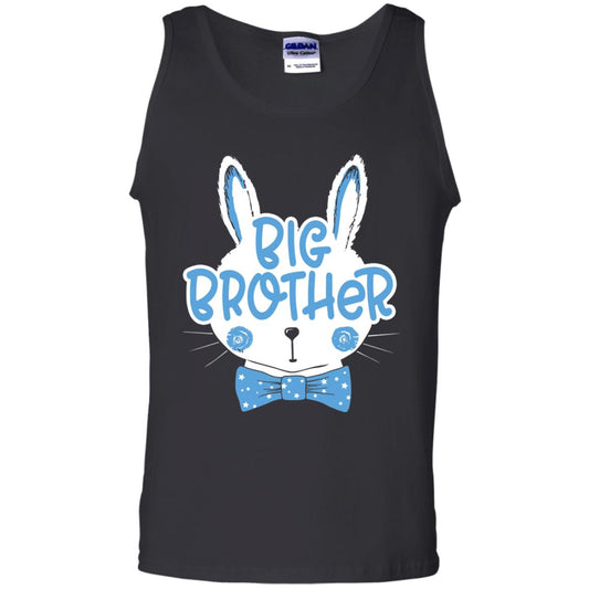 Easter Bunny Big Brother Blue Easter T-shirt Black
