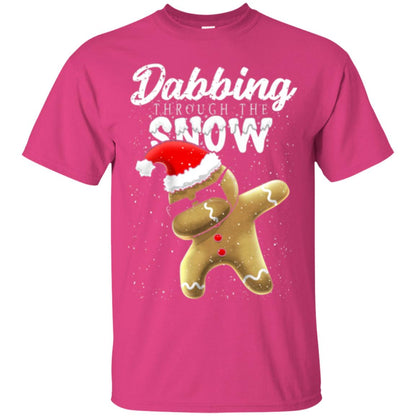 Dabbing Gingerbread T-shirt Dabbing Through The Snow Heliconia