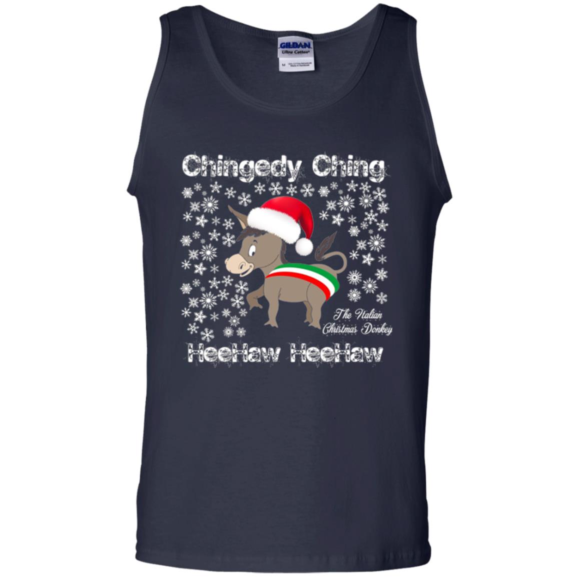 Christmas T-shirt The Italian Christmas Donkey Navy
