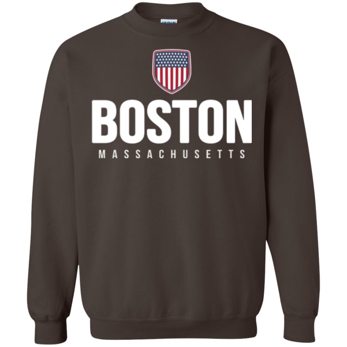 Boston Massachusetts T-shirt Dark Chocolate