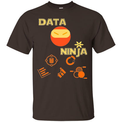 Data Ninja T-shirt Dark Chocolate