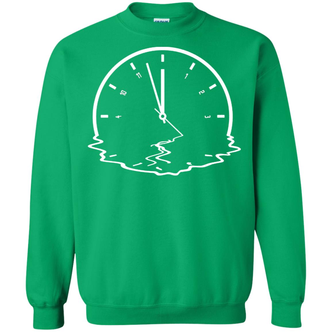 Alzheimer's & Dementia Awareness Funny Clock Gift Shirt Irish Green