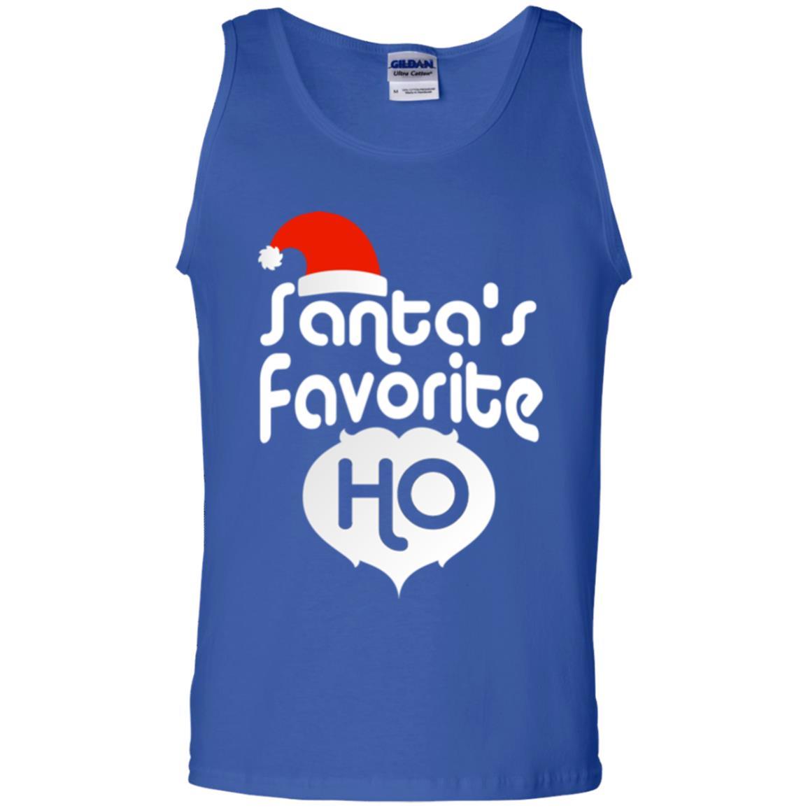 Christmas T-shirt Santa's Favorite Ho Royal