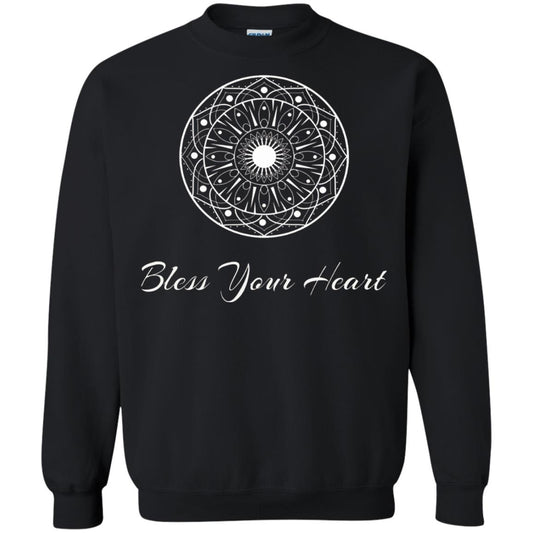Bless Your Heart Mandala T-shirt Black