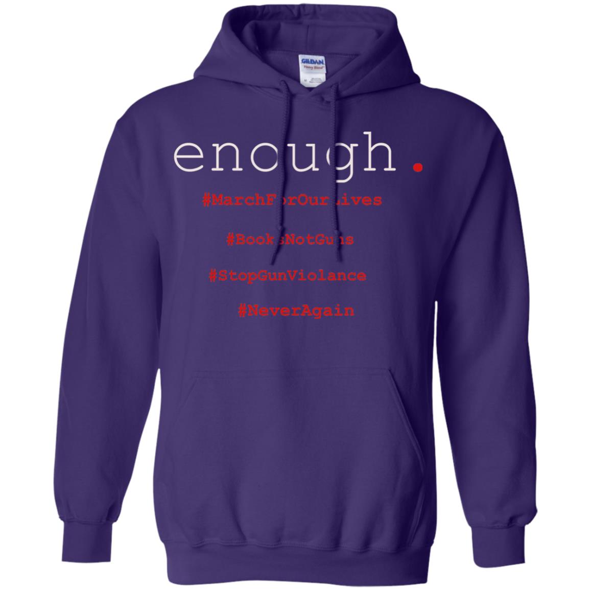 Enough Is Enough March For Our Lives T-shirt Purple