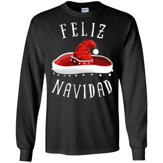 Christmas T-shirt Mexico Feliz Navidad Black
