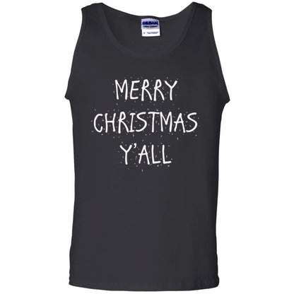 Christmas T-shirt Merry Christmas Y_all Black