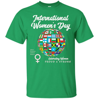 International Women_s Day T-shirt Irish Green