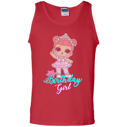 Doll Birthday Girl #squadgoals T-shirt Red