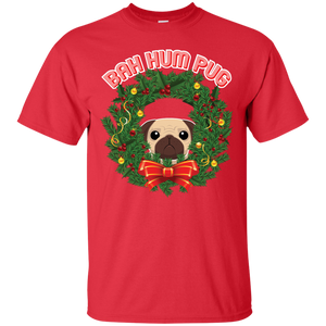 Christmas T-Shirt Bah Hum Pug