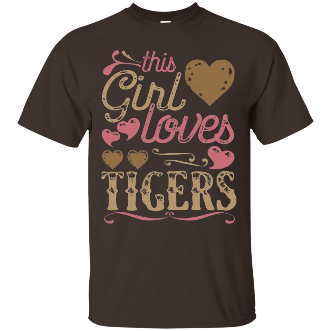 Tigers Shirt This Girls Love Tiger Dark Chocolate