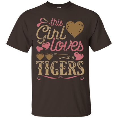 Tigers Shirt This Girls Love Tiger Dark Chocolate