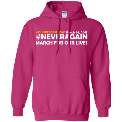 Anti Gun T-shirt Gun Reform Now Never Again March For Our Lives March 24 2018 Heliconia