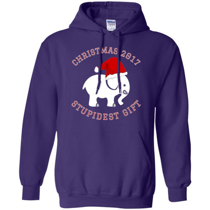 Elephant T-shirt Christmas 2017 T-shirt Purple