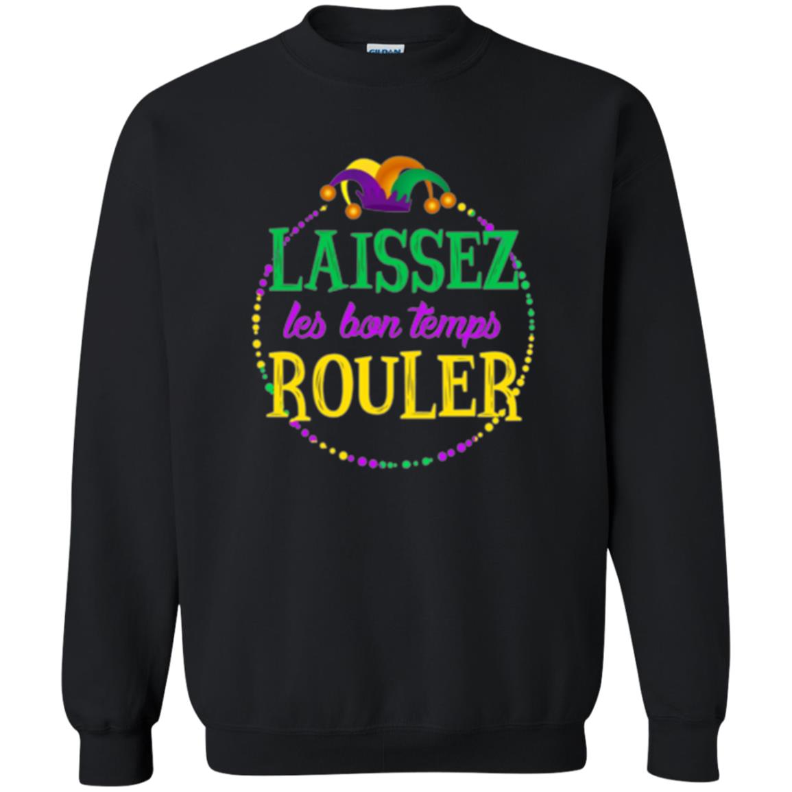 Mardi Gras T-shirt Laissez Les Bon Temps Rouler Black