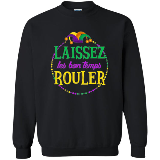 Mardi Gras T-shirt Laissez Les Bon Temps Rouler Black