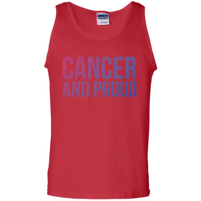Cancer And Proud Lgbt Gear Bi Flag Gradient Shirt Red