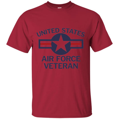 United States Air Force Veteran T-shirt Cardinal