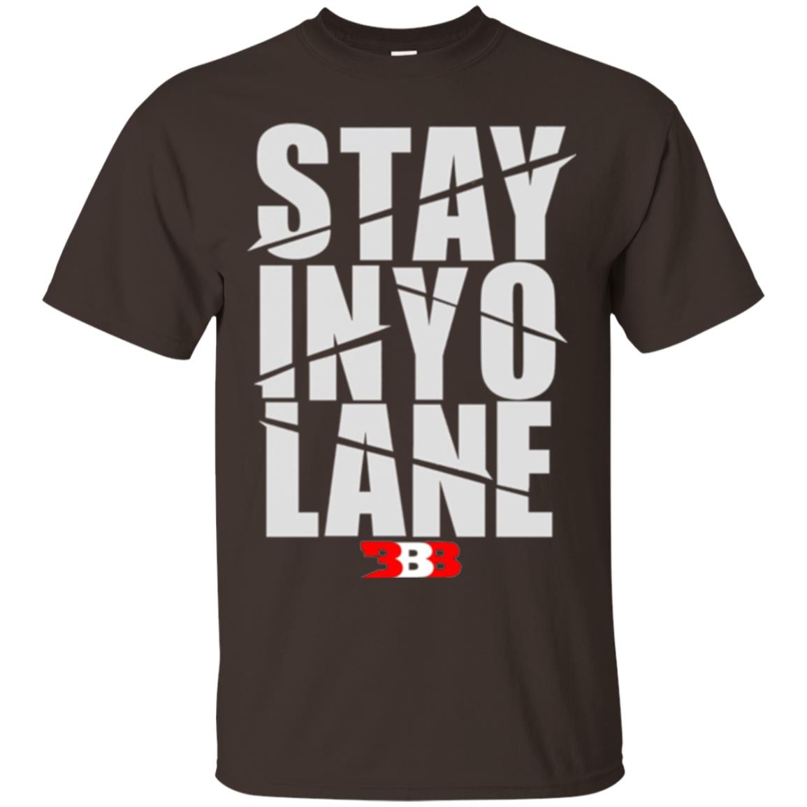 Stay In Yo Lane T-shirt Dark Chocolate