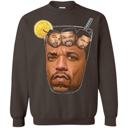 Ice T With Ice Cubes Funny T-shirt Dark Chocolate