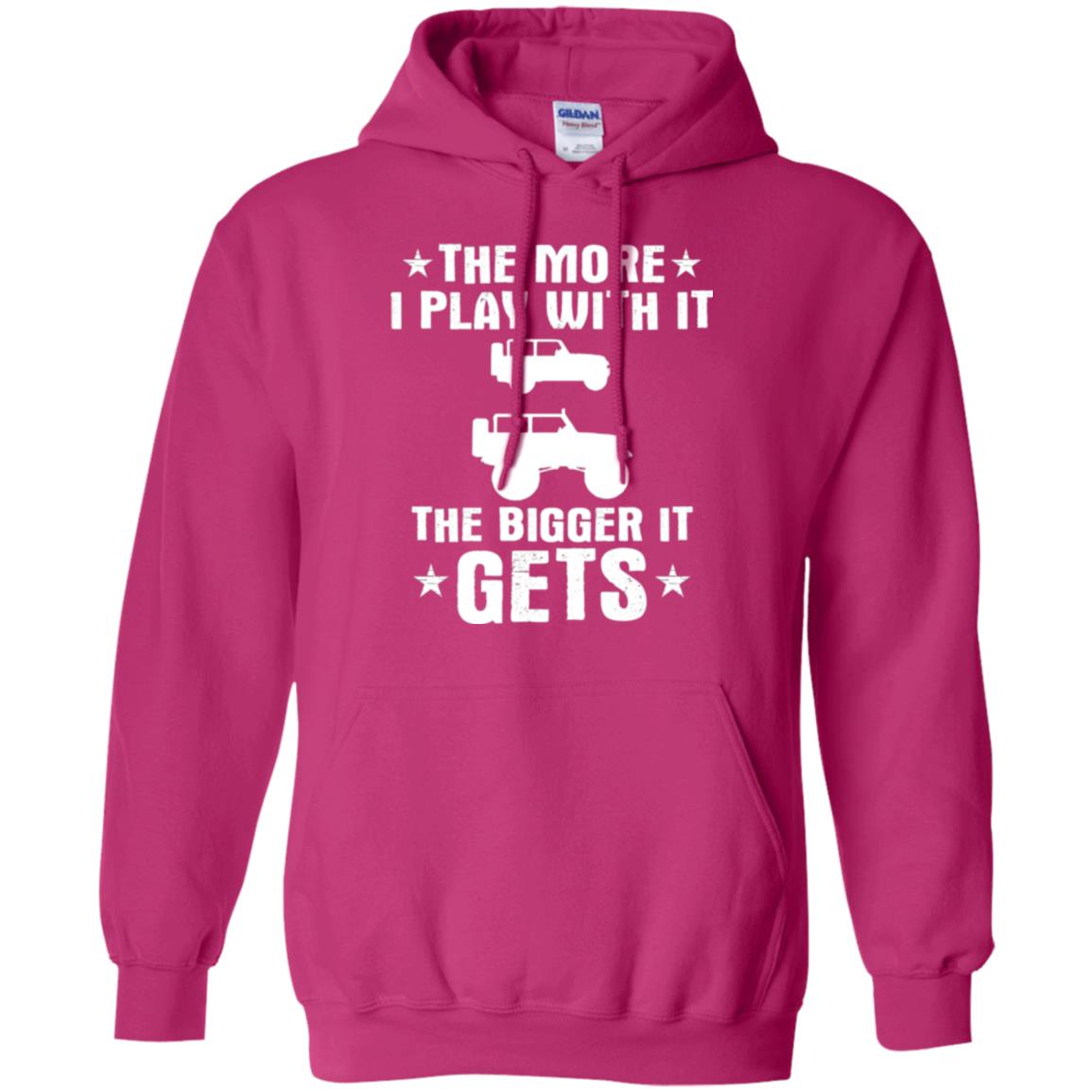 Jeep Lovers T-shirt The More I Play With It The Bigger It Get Heliconia