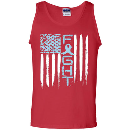 Fight Hope Prostate Cancer Awareness Cancer T-shirt Red