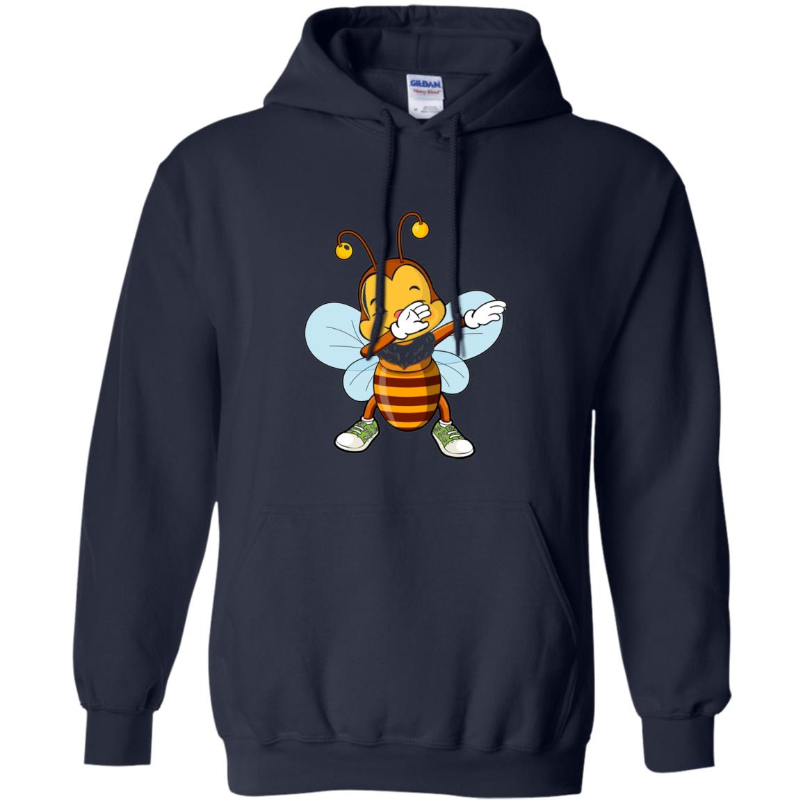 Dabbing Bee Dab Dancing Beekeeping Bee Lover T-shirt Navy