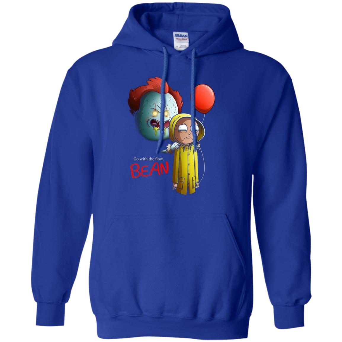 Go With The Flow It And Bean Horror Movie Shirt Royal