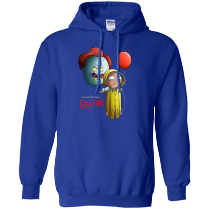 Go With The Flow It And Bean Horror Movie Shirt Royal