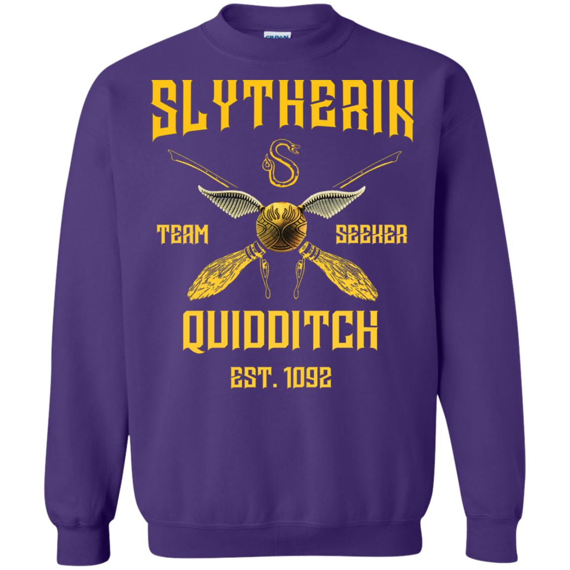 Slytherin Quiddith Team Seeker Est 1092 Harry Potter Shirt Purple