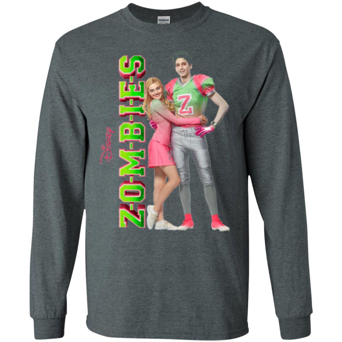 Zombies Cheer Football Lover T-shirt Dark Heather