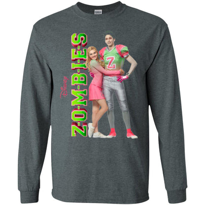Zombies Cheer Football Lover T-shirt Dark Heather
