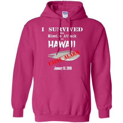 Hawaii Missile Attack Survivor False Alarm T Shirt Heliconia