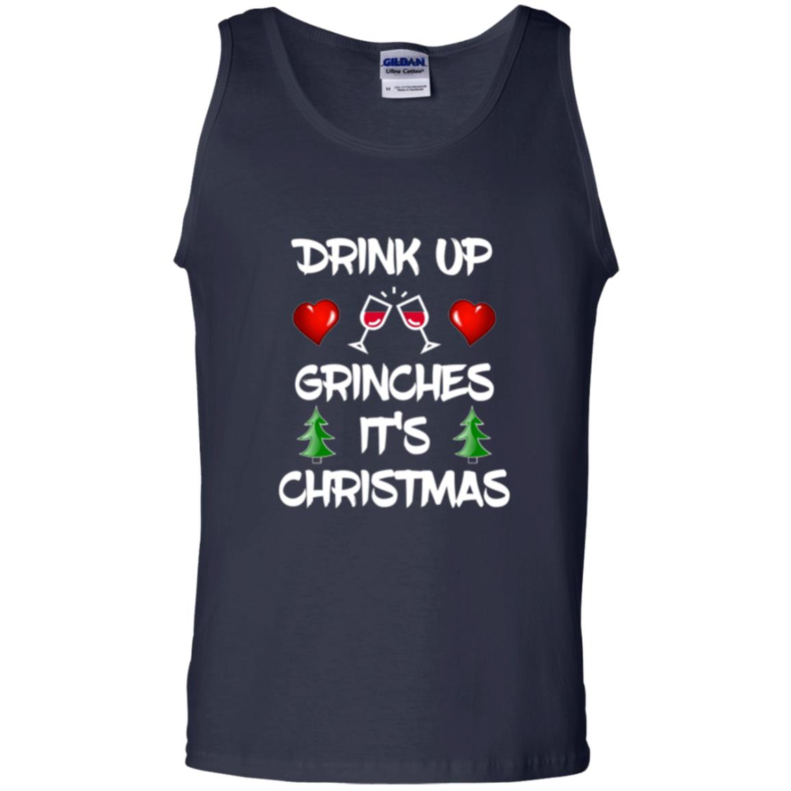 Christmas T-shirt Drink Up Grinches It_s Christmas Navy