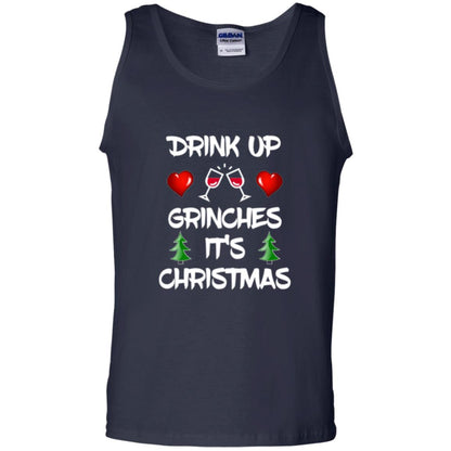 Christmas T-shirt Drink Up Grinches It_s Christmas Navy