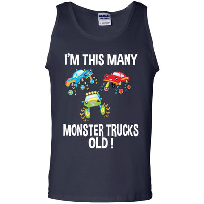 Birthday 3th Shirt Im This Many Monster Trucks Old Navy