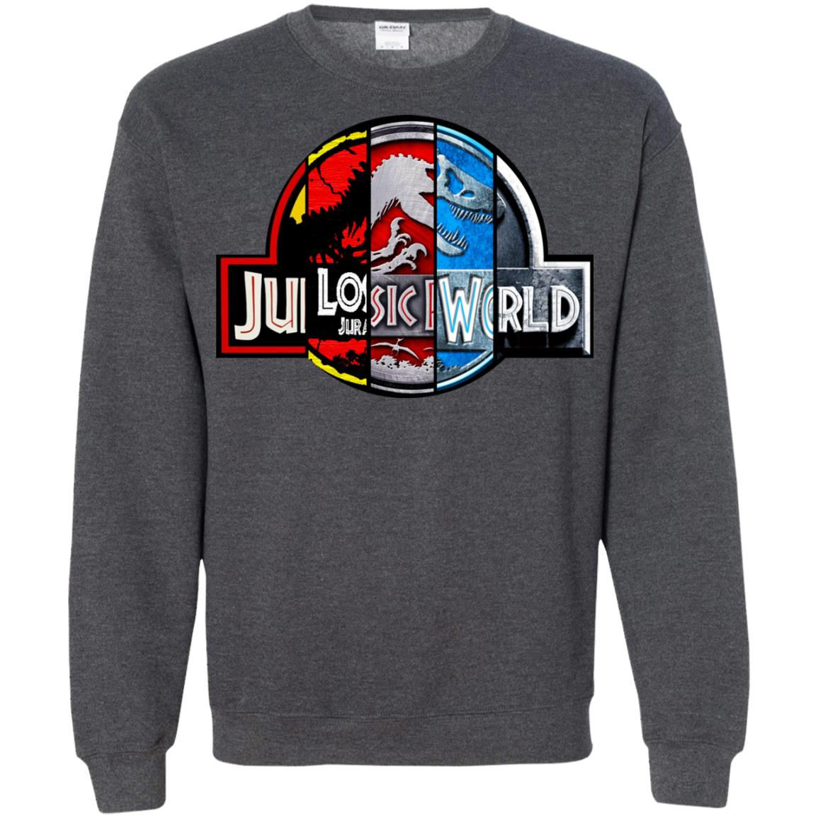 Jurassic World Movie Fan Shirt Dark Heather