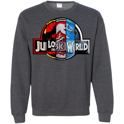 Jurassic World Movie Fan Shirt Dark Heather