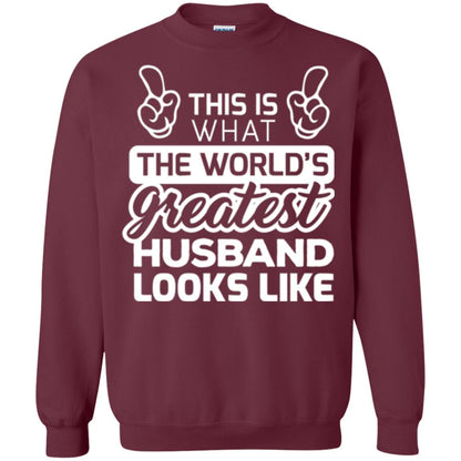 World's Greatest Husband Best Husband Ever Looks Like T-shirt Maroon