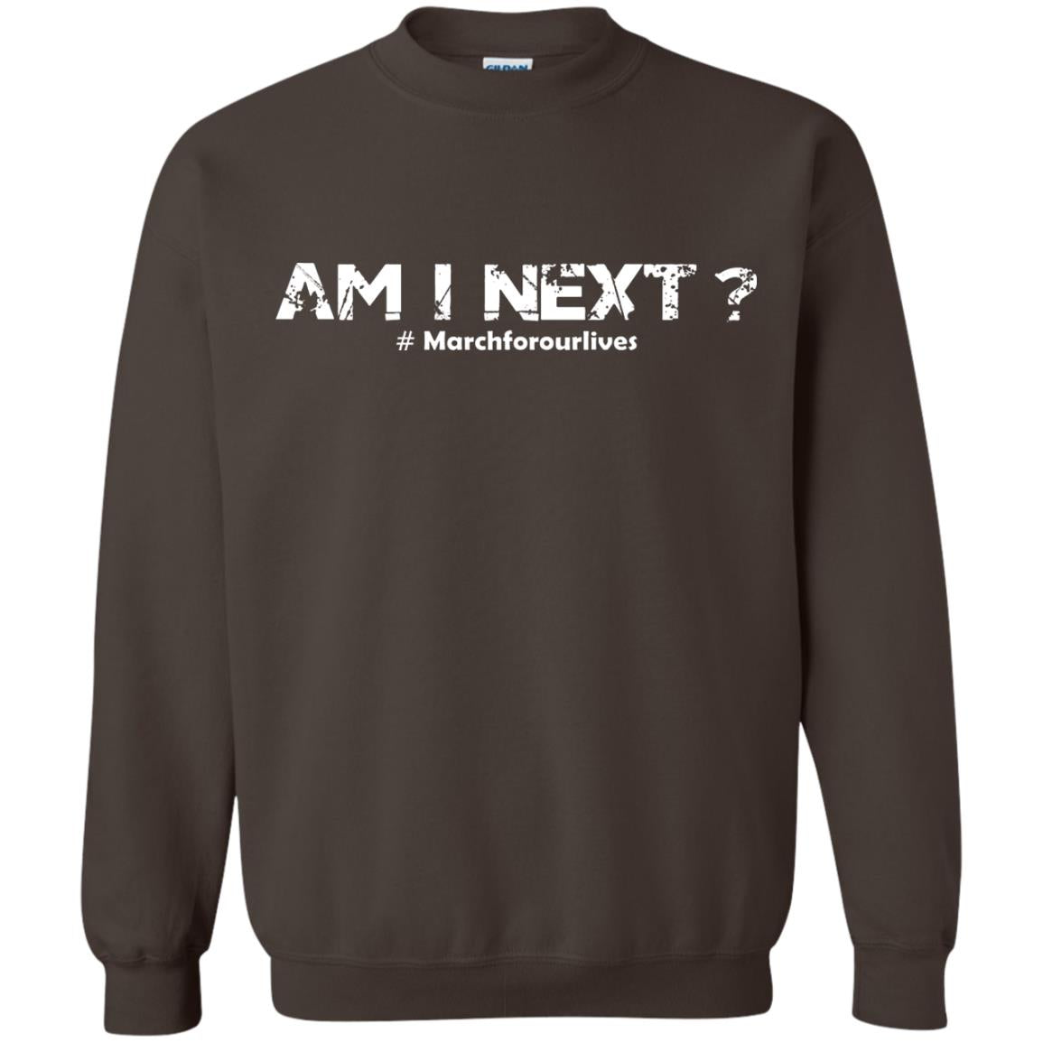 Am I Next Gun Control T-shirt Dark Chocolate